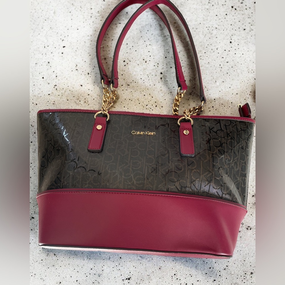Calvin Klein Vegan Handbag Satchel